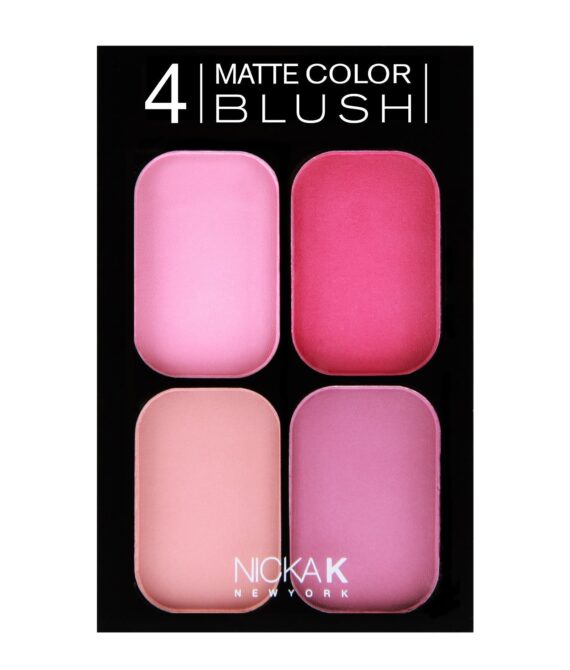 NICKA K 4 Matte Color Blush Set