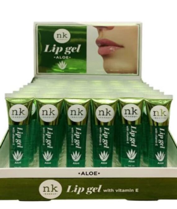 NICKA K Lip Gel Aloe Display Case Set, 48 Pieces