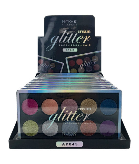 NICKA K Glitter Cream AP045 Set – 12 PCS