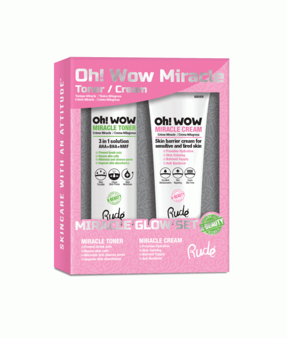 RUDE Oh Wow! Miracle Miracle Glow Set