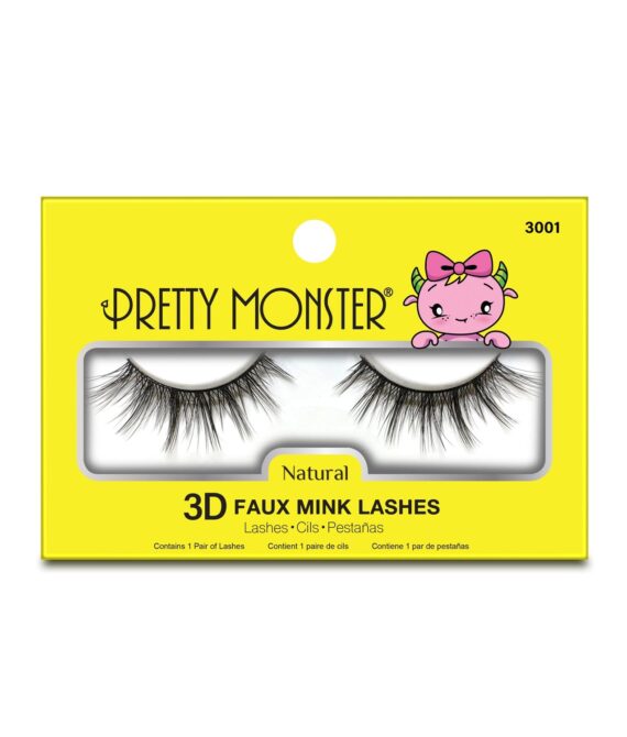 Pretty Monster Natural 3D Faux Mink Lashes