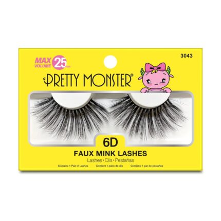 PRETTY MONSTER Max Volume 6D Faux Mink Lashes