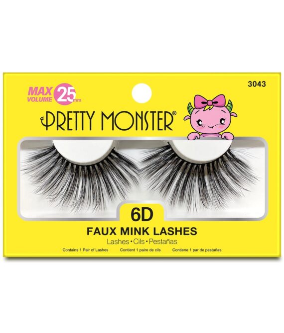 PRETTY MONSTER Max Volume 6D Faux Mink Lashes