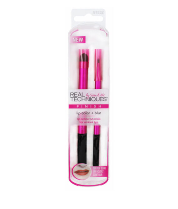 Real Techniques Lip Color + Blur Brush Set