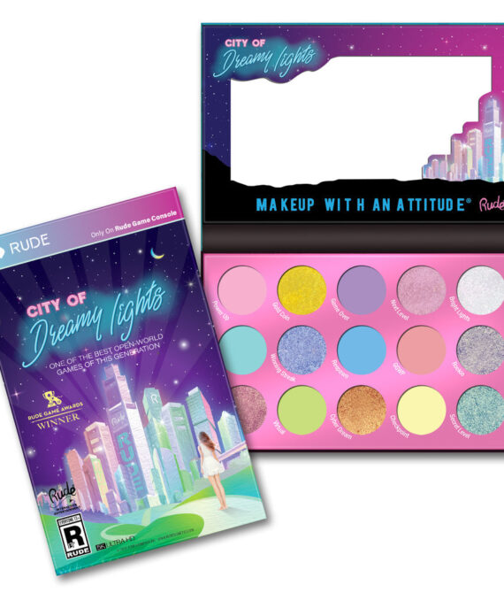 RUDE City of Dreamy Lights – 15 Dreamy Pastel Pigment & Eyeshadow Palette