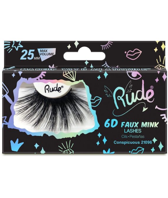 RUDE Faux Mink 6D Lashes