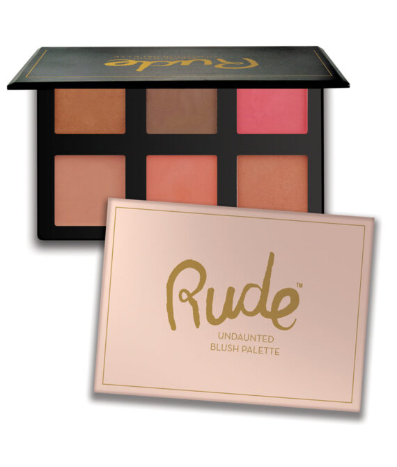 RUDE Undaunted Blush Palette