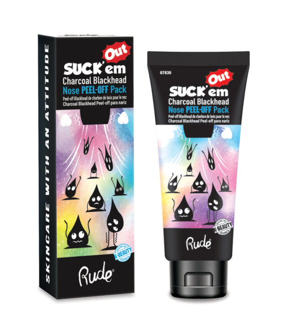 RUDE Suck’em Out Charcoal Blackhead Nose Peel-off Pack