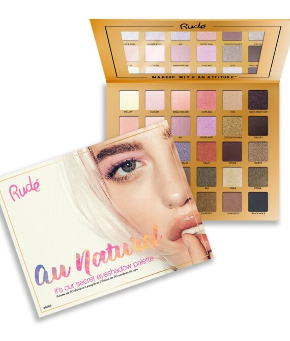 RUDE Au Naturel – 30 Eyeshadow Palette