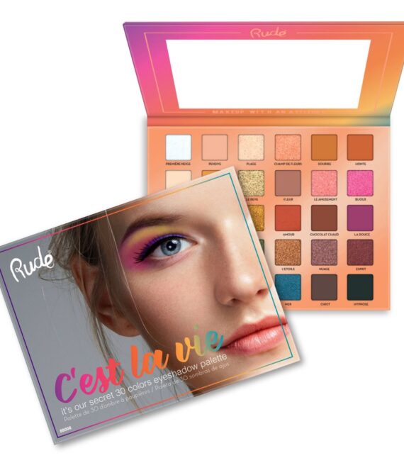 RUDE C’est La Vie – 30 Eyeshadow Palette