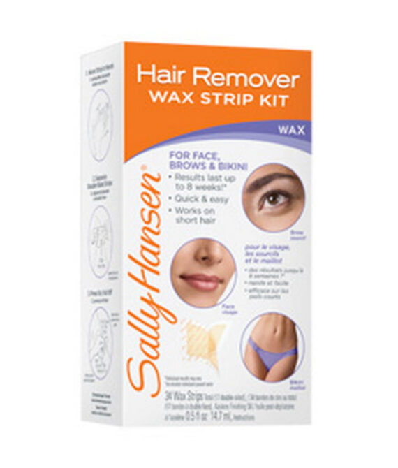 SALLY HANSEN Hair Remover Wax Strip Kit for Face – SH2035 (NOF)