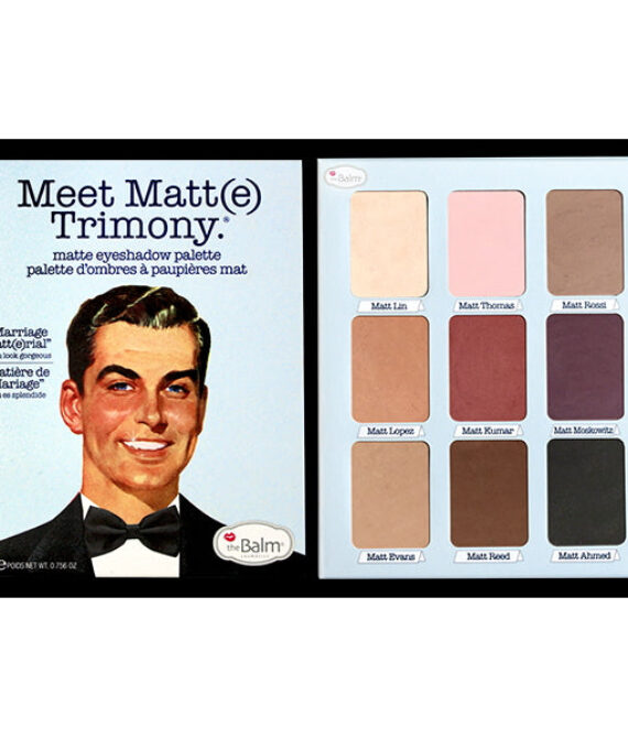 theBalm Meet Matt(e) Trimony Eyeshadow Palette – 9 Shades