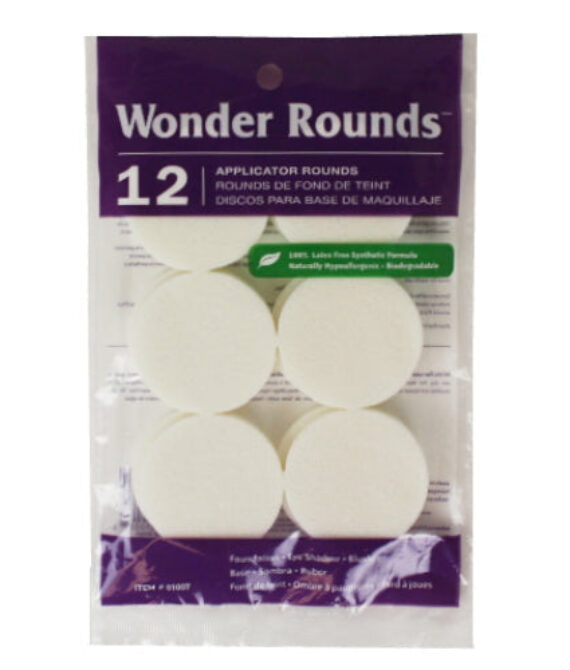 Wonder Rounds 12 Applicator Rounds – White