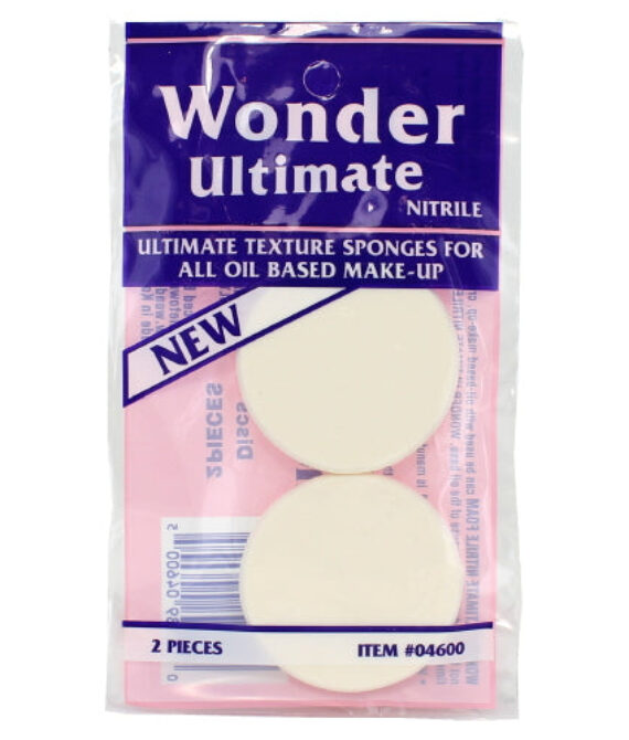 Wonder Ultimate Texture Sponges For All Oil Based Make-Up Round – 2 Pieces