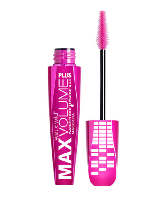 WET N WILD Max Volume Plus Waterproof Mascara – Amp’d Black