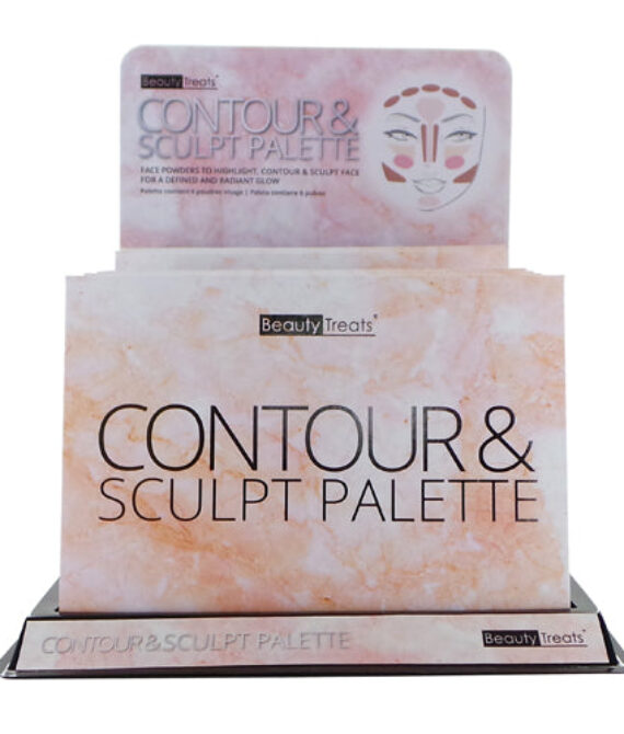 BEAUTY TREATS Contour and Sculpt Palette Display Set – 12 Pieces