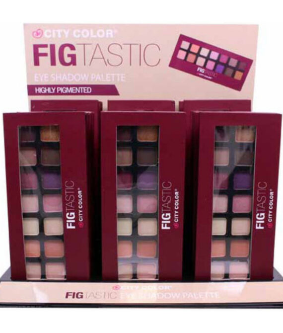 CITY COLOR Figtastic Palette – 14 Shades Display Case Set 24 Pieces