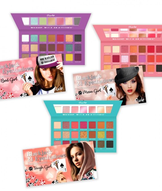 RUDE Blackjack 21 Eyeshadows (BUNDLE)