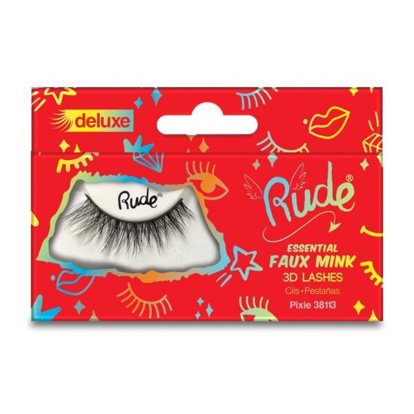 RUDE Essential Faux Mink Deluxe 3D Lashes - Image 3