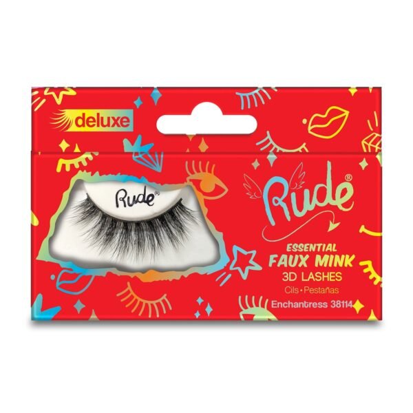 RUDE Essential Faux Mink Deluxe 3D Lashes - Image 4