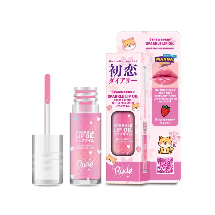 RUDE Manga Sparkle Lip Oil - Image 2