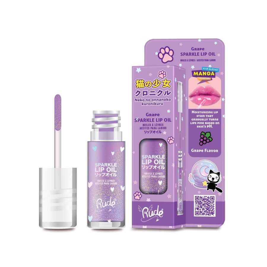RUDE Manga Sparkle Lip Oil - Image 3