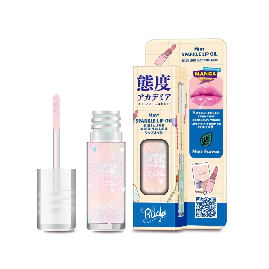 RUDE Manga Sparkle Lip Oil - Image 4