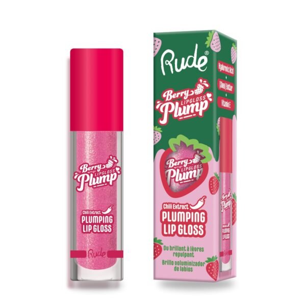 RUDE Berry Juicy Plumping Lip Gloss - Image 4