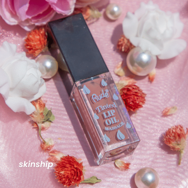 RUDE Lip Oil Massage Tinted & Plumping Lip Oil - Image 4