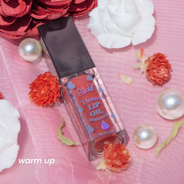 RUDE Lip Oil Massage Tinted & Plumping Lip Oil - Image 6