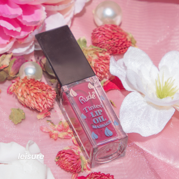 RUDE Lip Oil Massage Tinted & Plumping Lip Oil - Image 2