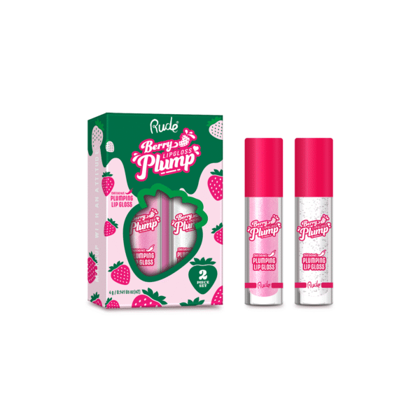 RUDE Berry Plump Plumping Lip Gloss Duo - Image 2