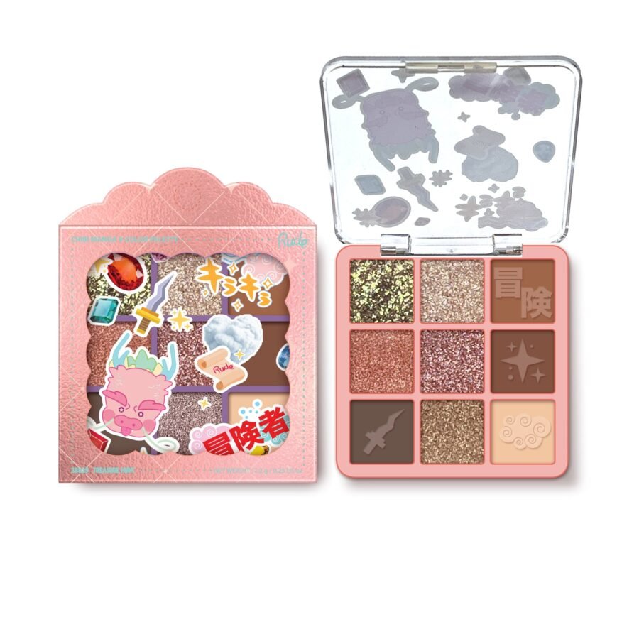 RUDE Chibi Manga 9 Color Eyeshadow Palette - Image 4