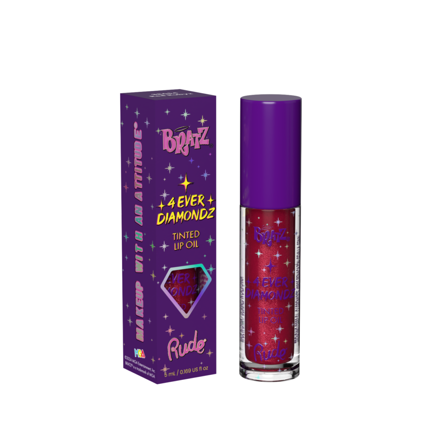 RUDE Bratz 4 Ever Diamondz Tinted Lip Oil