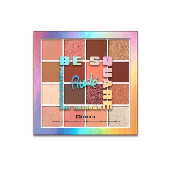 RUDE Be Square Pressed Pigments & Shadows - Dorky