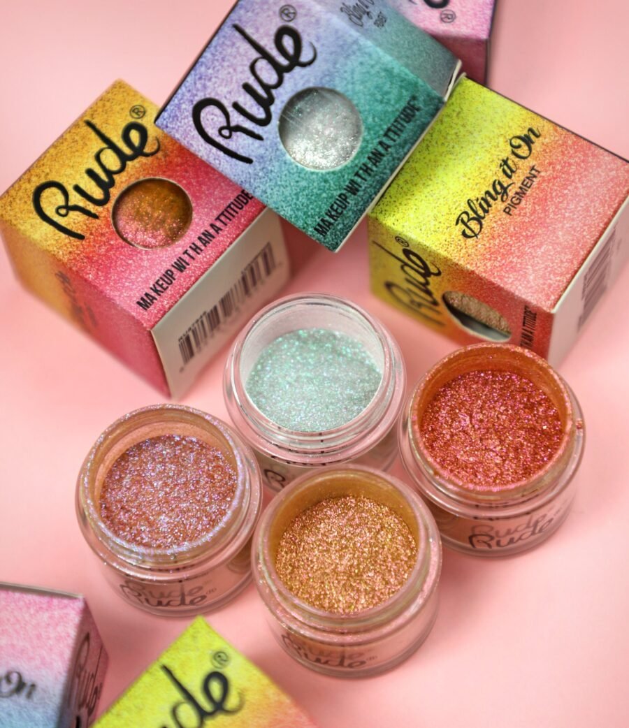 RUDE Bling It On Pigment Acrylic Display Set, 48 Pieces - Image 2