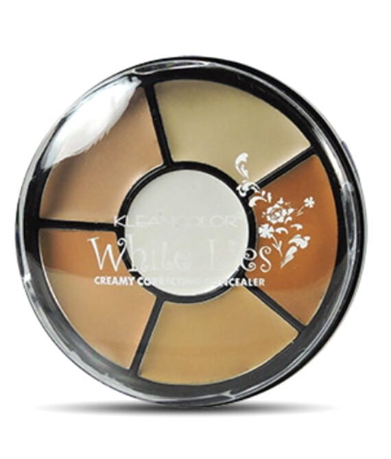 KLEANCOLOR White Lies Creamy Correcting Concealer – Full Coverage Concealer Palette