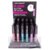 CITY COLOR Hi-Shine Glitter Lip Gloss, Holographic Finish Display Set, 24 pieces