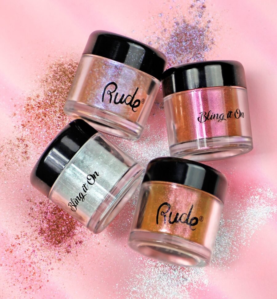 RUDE Bling It On Pigment Acrylic Display Set, 48 Pieces - Image 3
