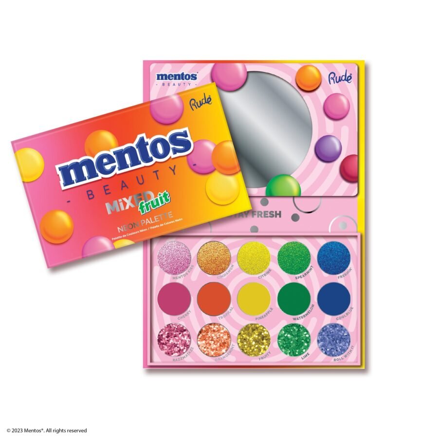 RUDE Mentos Mixed Fruit Neon Palette - Image 2