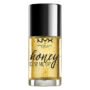 NYX Honey Dew Me Up Primer bottle with golden glow, lightweight primer for redness and discoloration, radiant skin makeup base