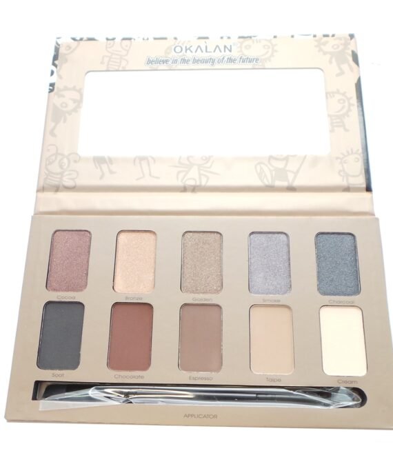 OKALAN 10 Shade Natural Eyeshadow Palette – A