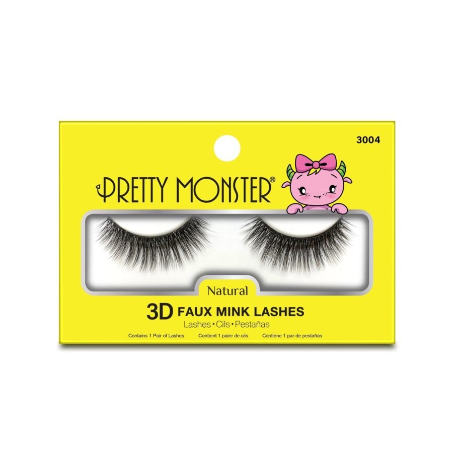 Pretty Monster Natural 3D Faux Mink Lashes - Image 4