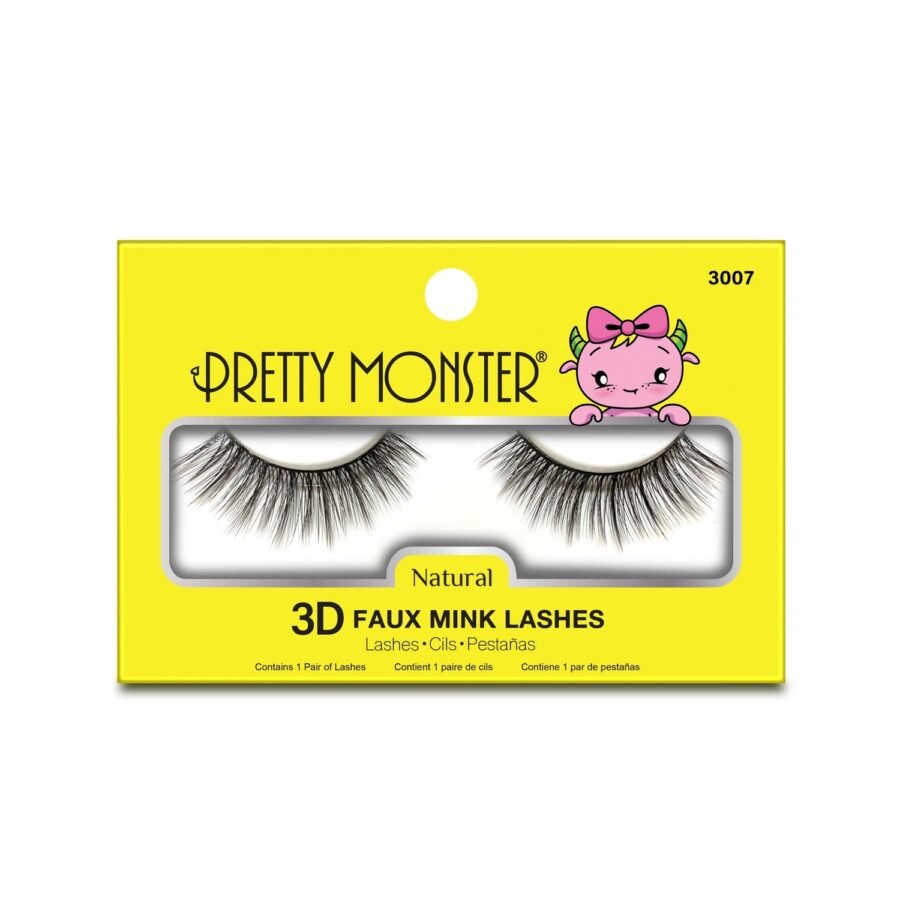 Pretty Monster Natural 3D Faux Mink Lashes - Image 7
