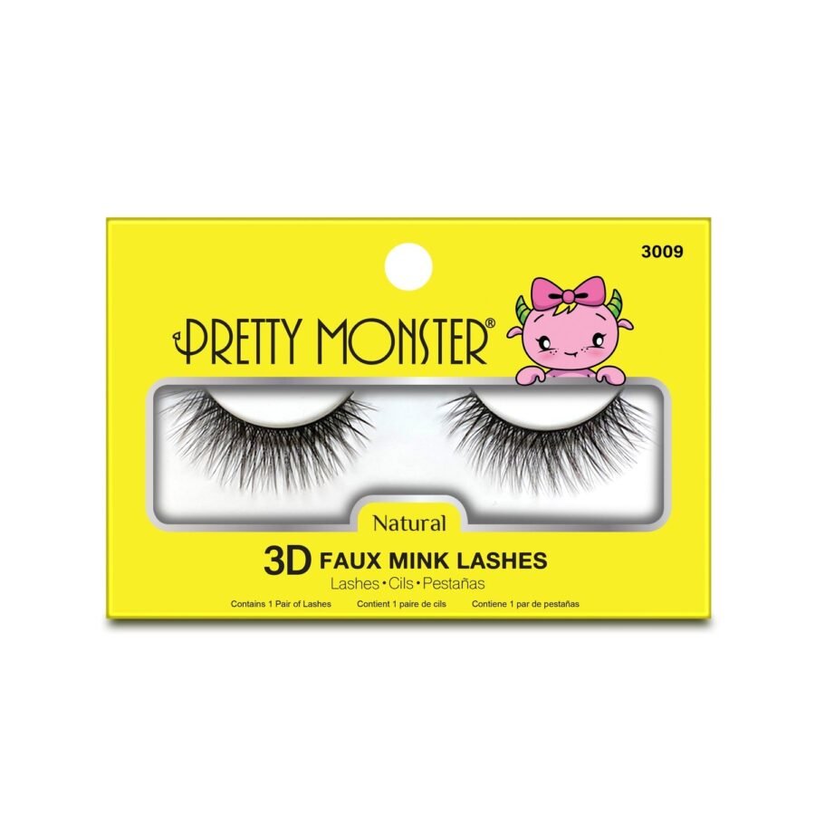 Pretty Monster Natural 3D Faux Mink Lashes - Image 9