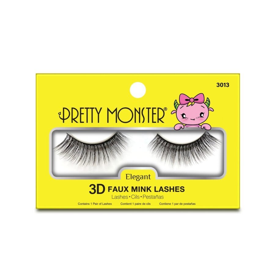 Pretty Monster Elegant 3D Faux Mink Lashes - Image 3
