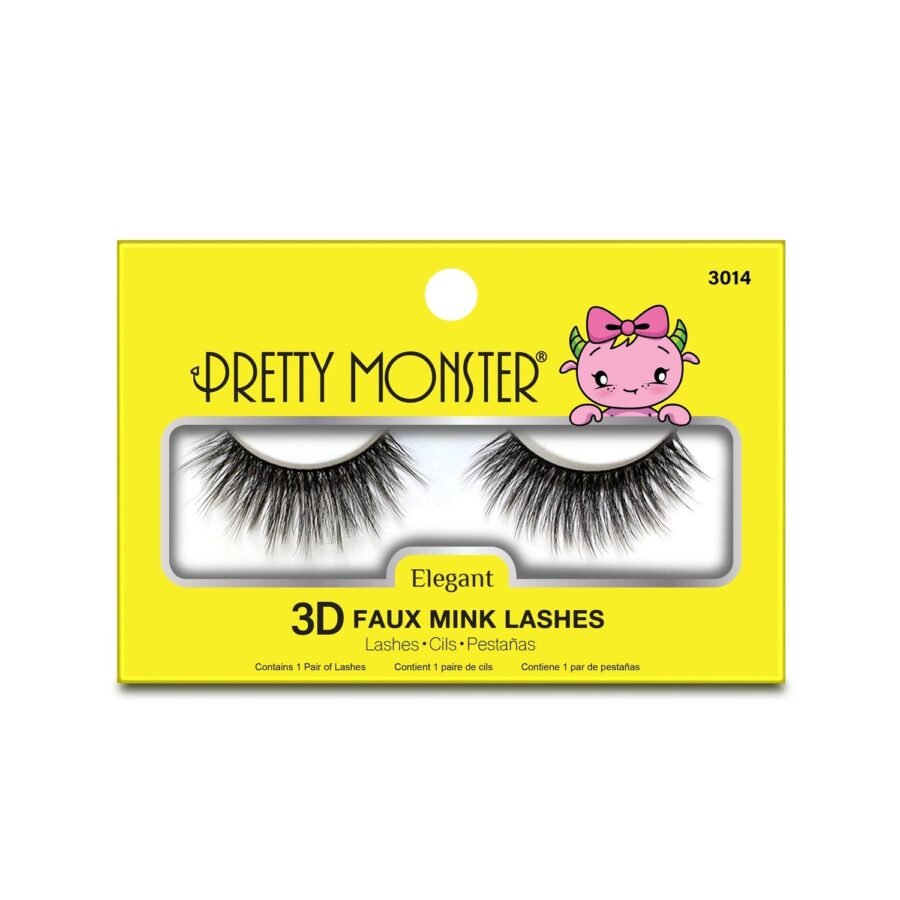 Pretty Monster Elegant 3D Faux Mink Lashes - Image 4