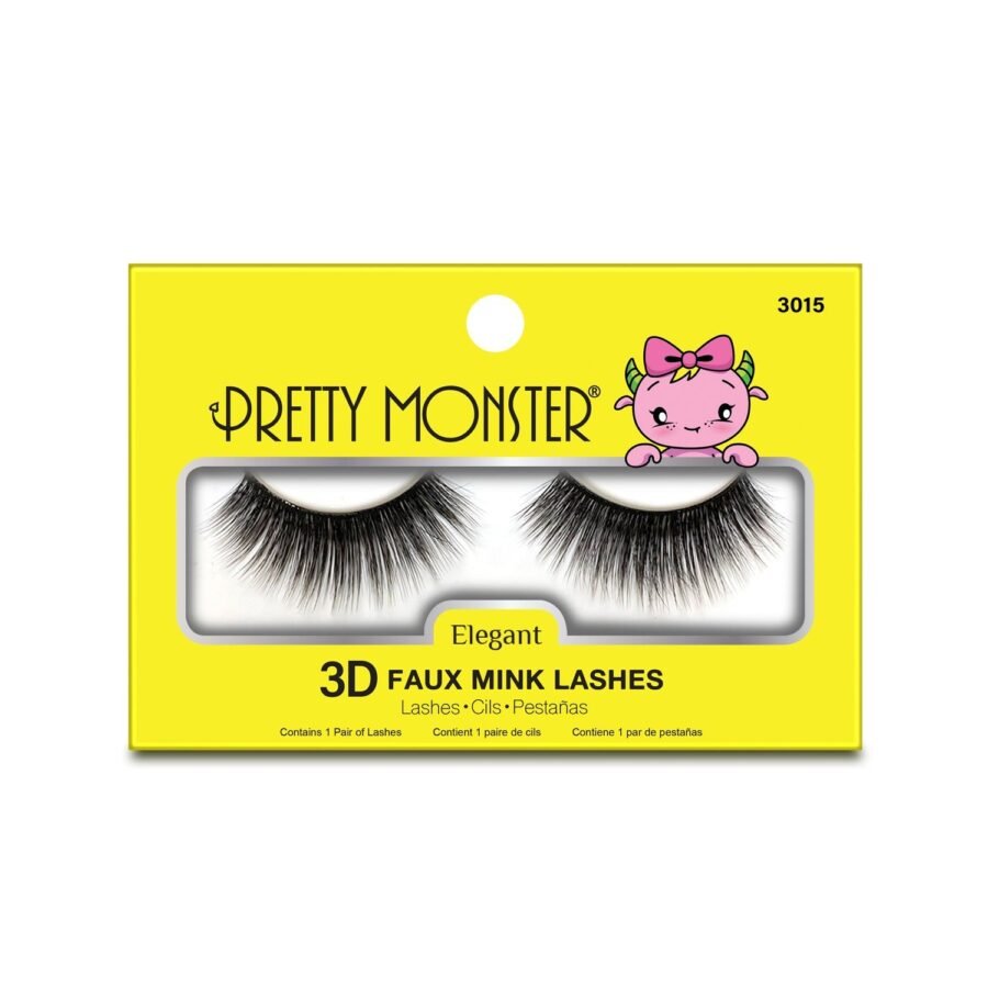 Pretty Monster Elegant 3D Faux Mink Lashes - Image 5