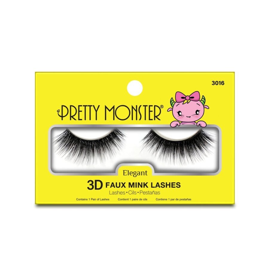 Pretty Monster Elegant 3D Faux Mink Lashes - Image 6