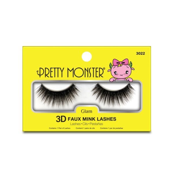 Pretty Monster Glam 3D Faux Mink Lashes - Image 2